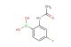 (2-acetamido-4-fluorophenyl)boronic acid