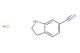 2,3-dihydro-1H-indole-6-carbonitrile hydrochloride