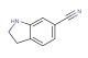 2,3-dihydro-1H-indole-6-carbonitrile