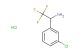 1-(3-chlorophenyl)-2,2,2-trifluoroethan-1-amine hydrochloride