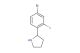 2-(4-bromo-2-fluorophenyl)pyrrolidine