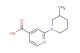 2-(3-methylpiperidin-1-yl)pyridine-4-carboxylic acid