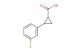 2-(3-fluorophenyl)cyclopropane-1-carboxylic acid