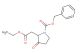 benzyl 2-(2-ethoxy-2-oxoethyl)-3-oxopyrrolidine-1-carboxylate