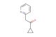 1-cyclopropyl-2-(pyridin-2-yl)ethan-1-one