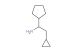 1-cyclopentyl-2-cyclopropylethan-1-amine