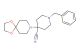 1-benzyl-4-(1,4-dioxa-8-azaspiro[4.5]decan-8-yl)piperidine-4-carbonitrile