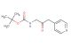 tert-butyl N-[2-oxo-3-(pyridin-4-yl)propyl]carbamate