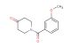 1-(3-methoxybenzoyl)piperidin-4-one