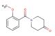 1-(2-methoxybenzoyl)piperidin-4-one