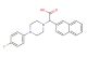 2-[4-(4-fluorophenyl)piperazin-1-yl]-2-(naphthalen-2-yl)acetic acid