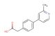 2-[4-(2-methylpyridin-4-yl)phenyl]acetic acid
