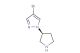 4-bromo-1-[(3S)-pyrrolidin-3-yl]-1H-pyrazole