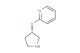 2-[(3S)-pyrrolidin-3-yloxy]pyridine