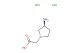 2-[(3S)-3-aminopyrrolidin-1-yl]acetic acid dihydrochloride