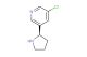 3-chloro-5-[(2R)-pyrrolidin-2-yl]pyridine