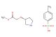 4-methylbenzene-1-sulfonic acid; methyl 2-[(3R)-pyrrolidin-3-yloxy]acetate