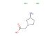 2-[(3R)-3-aminopyrrolidin-1-yl]acetic acid dihydrochloride