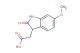 2-(6-methoxy-2-oxo-2,3-dihydro-1H-indol-3-yl)acetic acid