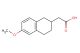 2-(6-methoxy-1,2,3,4-tetrahydronaphthalen-2-yl)acetic acid