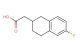 2-(6-fluoro-1,2,3,4-tetrahydronaphthalen-2-yl)acetic acid