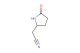 2-(5-oxopyrrolidin-2-yl)acetonitrile