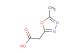 2-(5-methyl-1,3,4-oxadiazol-2-yl)acetic acid