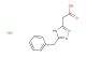 2-(5-benzyl-4H-1,2,4-triazol-3-yl)acetic acid hydrochloride