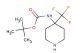 tert-butyl N-[4-(trifluoromethyl)piperidin-4-yl]carbamate