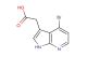 (4-bromo-1H-pyrrolo[2,3-b]pyridin-3-yl)-acetic acid