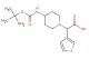 2-(4-((tert-butoxycarbonyl)amino)piperidin-1-yl)-2-(thiophen-3-yl)acetic acid