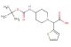 2-(4-((tert-butoxycarbonyl)amino)piperidin-1-yl)-2-(thiophen-2-yl)acetic acid