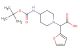 2-(4-((tert-butoxycarbonyl)amino)piperidin-1-yl)-2-(furan-2-yl)acetic acid