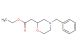 ethyl 2-(4-benzylmorpholin-2-yl)acetate