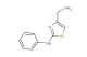 4-(aminomethyl)-N-phenyl-1,3-thiazol-2-amine