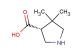 (3R)-4,4-dimethylpyrrolidine-3-carboxylic acid