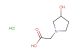 2-(3-hydroxypyrrolidin-1-yl)acetic acid hydrochloride