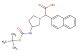 2-(3-((tert-butoxycarbonyl)amino)pyrrolidin-1-yl)-2-(naphthalen-2-yl)acetic acid