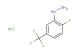 [2-fluoro-5-(trifluoromethyl)phenyl]hydrazine hydrochloride