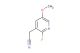 2-(2-fluoro-5-methoxypyridin-3-yl)acetonitrile