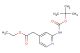 ethyl 2-(2-((tert-butoxycarbonyl)amino)pyridin-4-yl)acetate