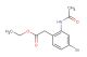 ethyl 2-(4-bromo-2-acetamidophenyl)acetate