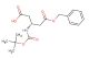 (R)-5-(benzyloxy)-3-((tert-butoxycarbonyl)amino)-5-oxopentanoic acid