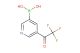(5-(2,2,2-trifluoroacetyl)pyridin-3-yl)boronic acid