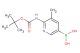2-tert-butyloxycarbonylamino-3-methylpyridine-5-boronic acid