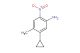 5-cyclopropyl-4-methyl-2-nitroaniline