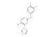 5-bromo-N-(3-chloro-4-fluorophenyl)-4-(1H-imidazol-1-yl)pyrimidin-2-amine