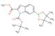 1-tert-butyl 2-methyl 6-(tetramethyl-1,3,2-dioxaborolan-2-yl)-1H-indole-1,2-dicarboxylate
