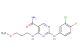 2-[(3-chloro-4-fluorophenyl)amino]-4-[(3-methoxypropyl)amino]pyrimidine-5-carboxamide