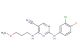 2-[(3-chloro-4-fluorophenyl)amino]-4-[(3-methoxypropyl)amino]pyrimidine-5-carbonitrile